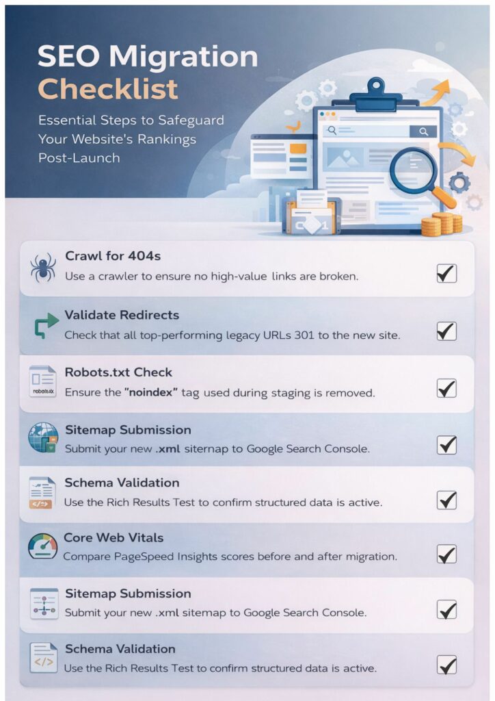 SEO migration checklist