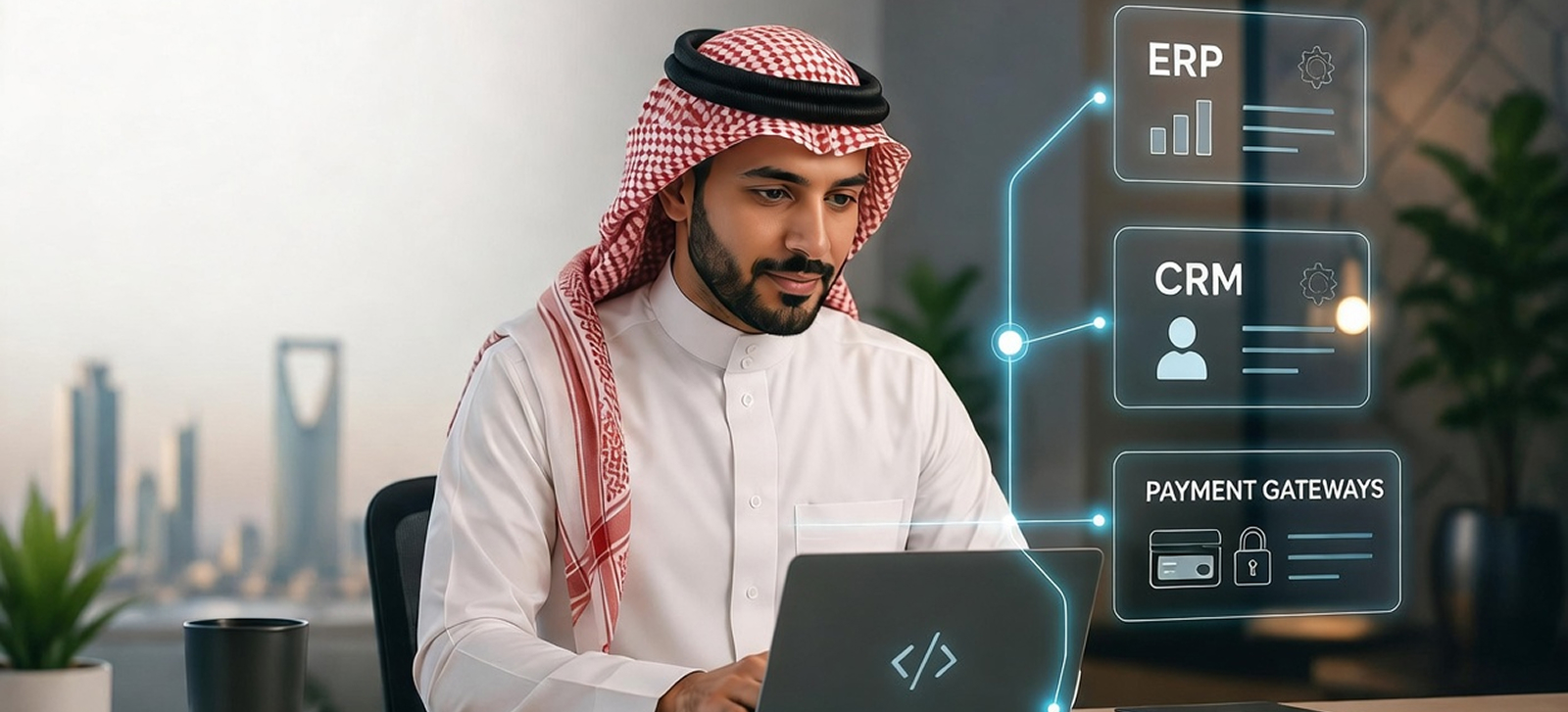 API Integration for Saudi Business Websites: How to Connect Your Website with ERP, CRM & Payment Gateways