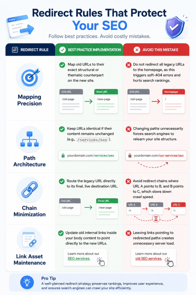 URL Mapping and Redirect Plan for SEO