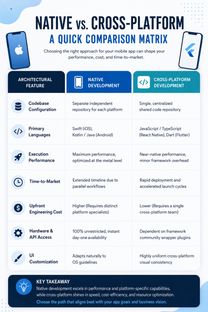 Native vs Cross-Platform App Development: Key Differences