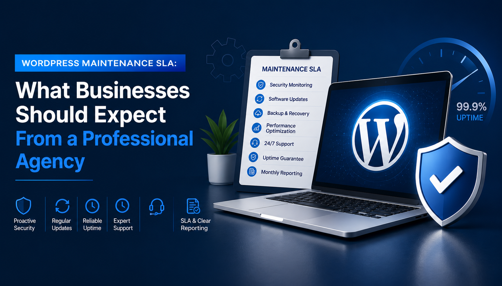 WordPress Maintenance SLA: What Businesses Should Expect From a Professional Agency