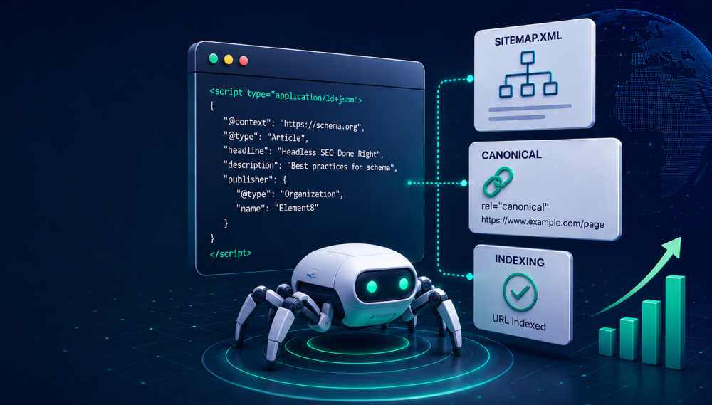 Headless SEO: Schema, Sitemaps, Canonicals & Indexing Done Right