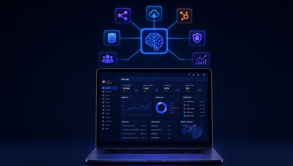 Enterprise AI Integration in MENA Websites: n8n, LLMs, and HubSpot Workflows Inside Compliance Boundaries